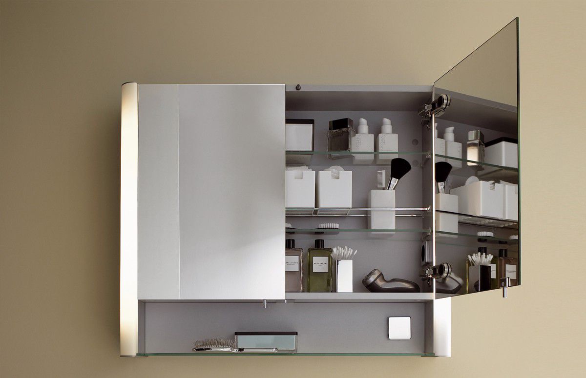 Mueble espejo luz moderno de Duravit serie Luv. baños de diseño en Duran Mallorca